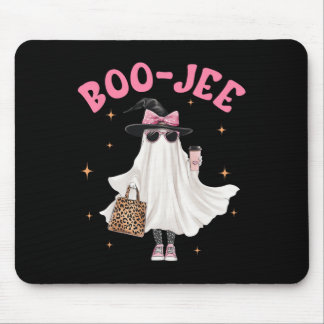 Tapis De Souris Saison éffrayante mignonne Ghost Funny Halloween B