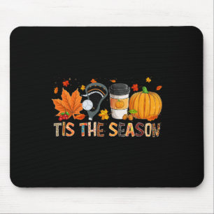 Tapis De Souris Saison Leopard Citrouille Lacrosse Halloween Fall
