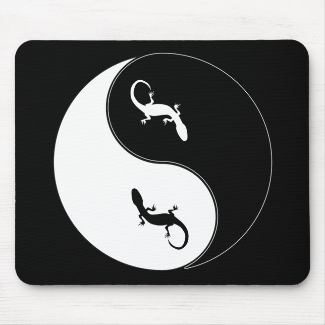 Tapis De Souris Salamandre de Yin Yang (Devant)