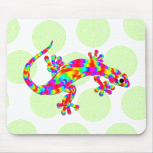 Tapis De Souris Salamandre Mousepad d'arc-en-ciel d'amusement