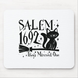 Tapis De Souris Salem 1692 Halloween Drôle Ils Ont Manqué Un Chats