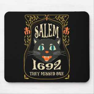 Tapis De Souris Salem 1692 Ils Ont Manqué Une Sorcière Halloween