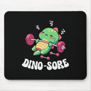 Tapis De Souris Salle de sport de dinosaure Fitness Musculation Ex
