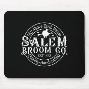 Tapis De Souris Salle Rétro Salem Broom Company Est 1692 Machusett