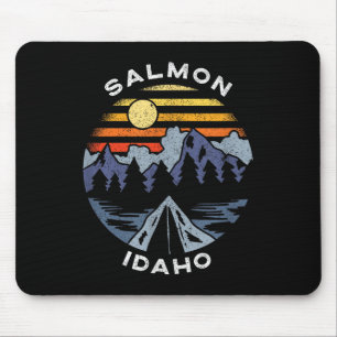 Tapis De Souris Salmon Idaho Montagnes Vacances Camping Souvenir