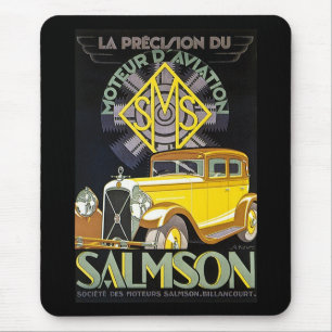 Tapis De Souris Salmson Autombiles - aviation de Moteur D