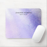 Tapis De Souris Salon de Parties scintillant moderne clair-violet<br><div class="desc">Moderne, violet clair, parties scintillant, design salon. Modifiez votre produit en quelques minutes en ajoutant vos données. Vous pouvez modifier la police/la couleur/la position par "personnalisation supplémentaire".</div>