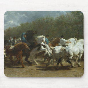 Tapis De Souris Salon du cheval (Scène équestre)