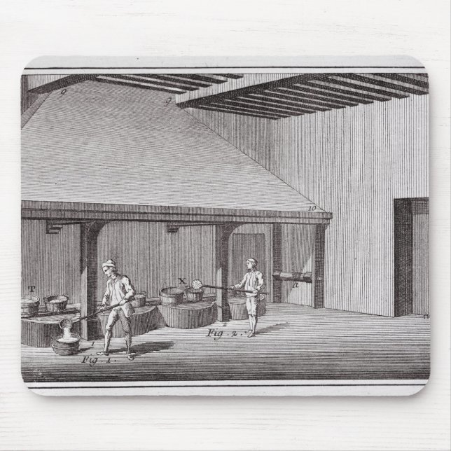 Tapis De Souris Salpêtre de raffinage (Devant)
