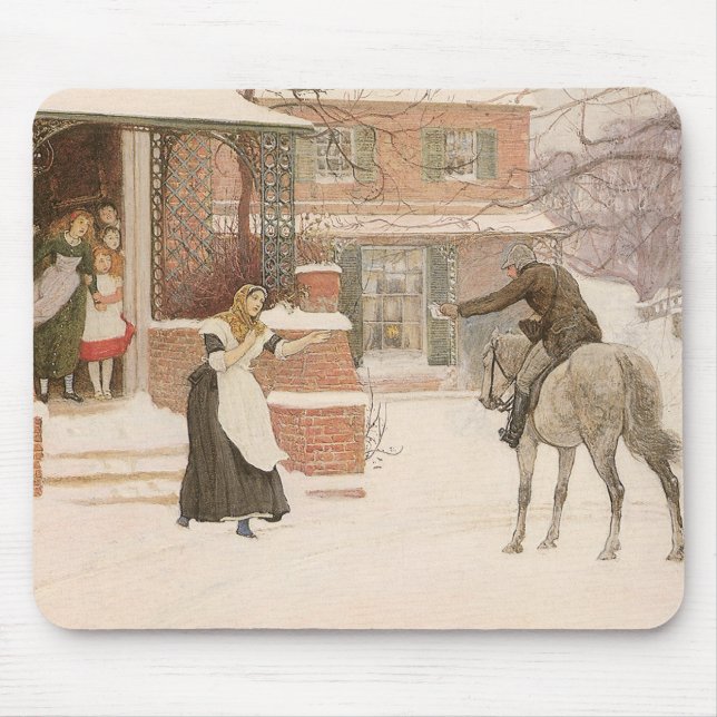 Tapis De Souris Saluer le facteur par Robert Walker Macbeth (Devant)