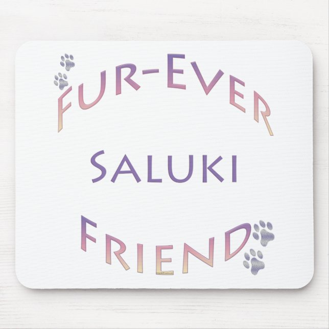 Tapis De Souris Saluki Furever Friend (Devant)