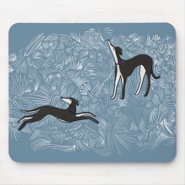 Tapis De Souris Saluki Greyhound (Devant)