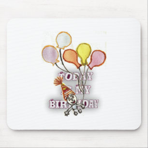 Tapis De Souris Salutation d'anniversaire : Joyeux Bro d'anniversa