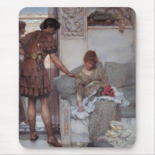 Tapis De Souris Salutation silencieuse (par Lawrence Alma-Tadema)