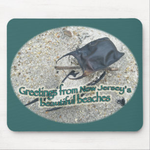 Tapis De Souris Salutations des belles plages du New Jersey