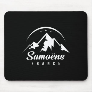 Tapis De Souris Samoëns France Station de ski Ski Snowboard Souv