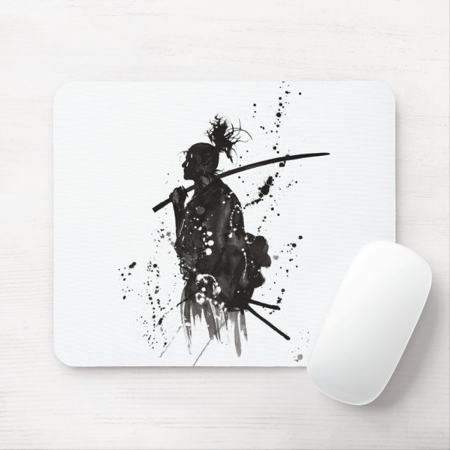 Tapis de souris samouraï (Avec souris)