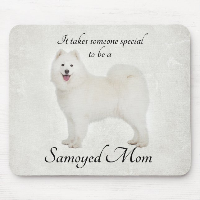 Tapis De Souris Samoyed Maman Mousepad (Devant)