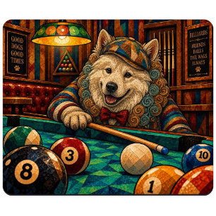 Tapis De Souris Samoyed, Mosaïque Géométrique