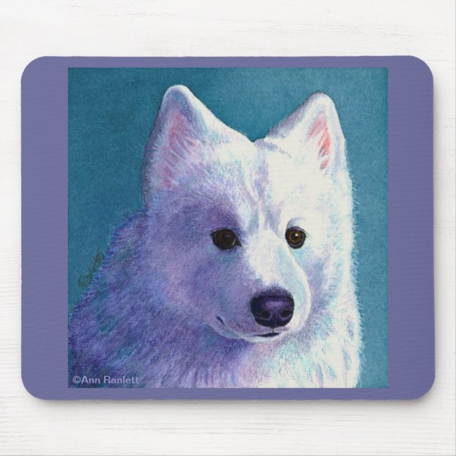 Tapis De Souris Samoyed Mousepad - "Bouddha" (Devant)