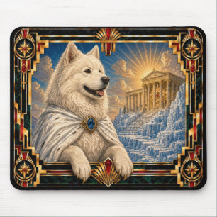 Tapis De Souris Samoyède, Chien Art Déco
