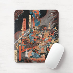 Tapis De Souris Samurai Hero Minamoto no Yorimitsu : Ukiyo-e