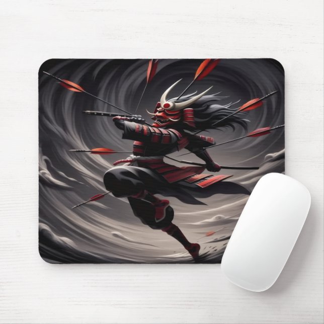 Tapis De Souris Samurai Swordplay Mousepad (Avec souris)