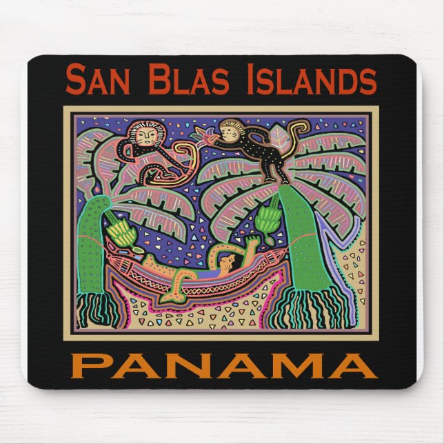 Tapis De Souris San Blas Islands Panama Mola (Devant)