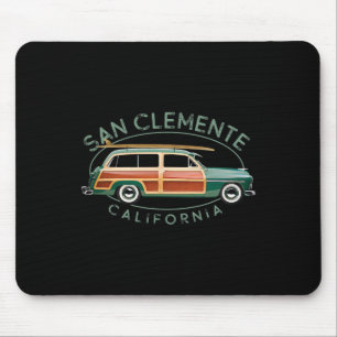 Tapis De Souris San Clemente Californie Surf vintage
