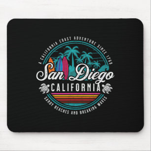 Tapis De Souris San Diego California Sandy Beaches Bref Waves
