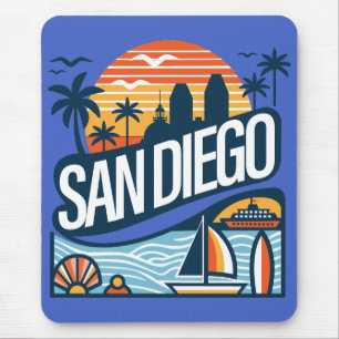 Tapis De Souris San Diego Californie
