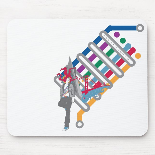 Tapis De Souris san francisco (Devant)