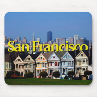 Tapis De Souris San Francisco ensoleillée avec San Francisco dans