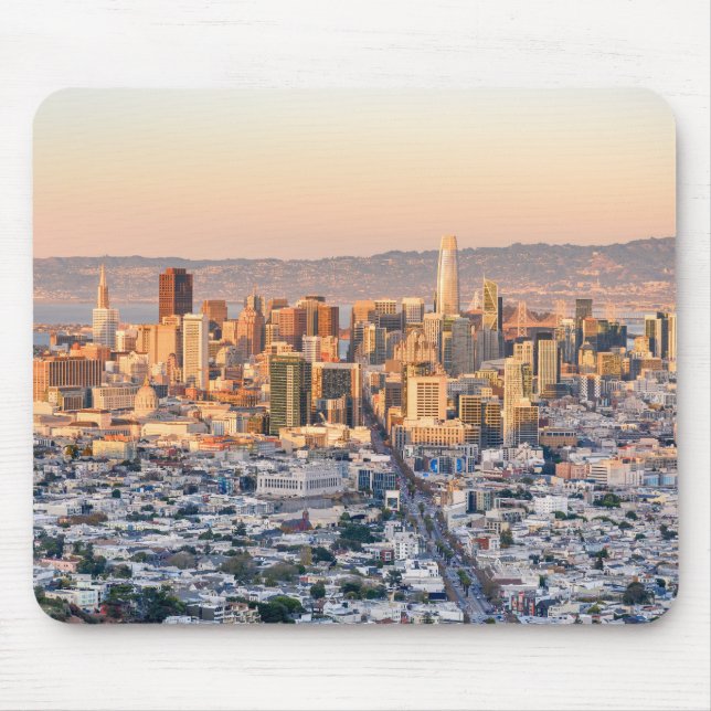 Tapis De Souris San Francisco Skyline (Devant)