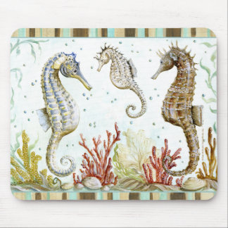 Tapis De Souris Sanctuaire d'hippocampe par Kate McRostie