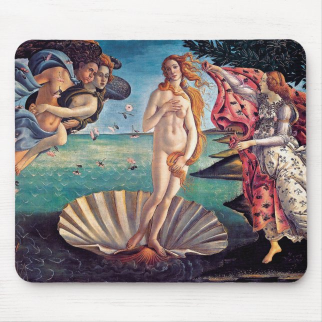 Tapis De Souris Sandro Botticelli - La Naissance de Vénus - Beaux- (Devant)