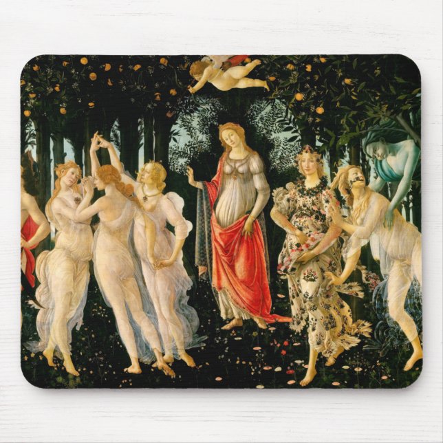 Tapis De Souris Sandro Botticelli "Primavera (Printemps)" (Devant)