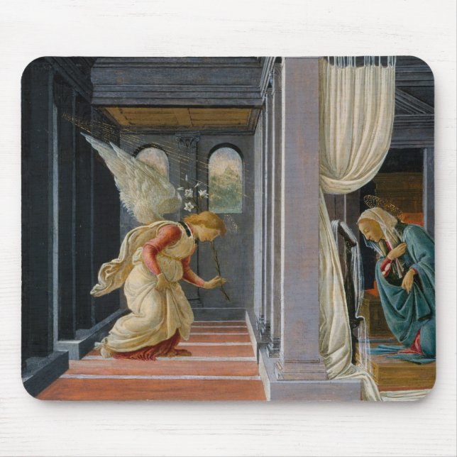 Tapis De Souris Sandro Botticelli - The Annunciation (Devant)