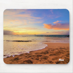 Tapis De Souris Sandy Beach et Sunset