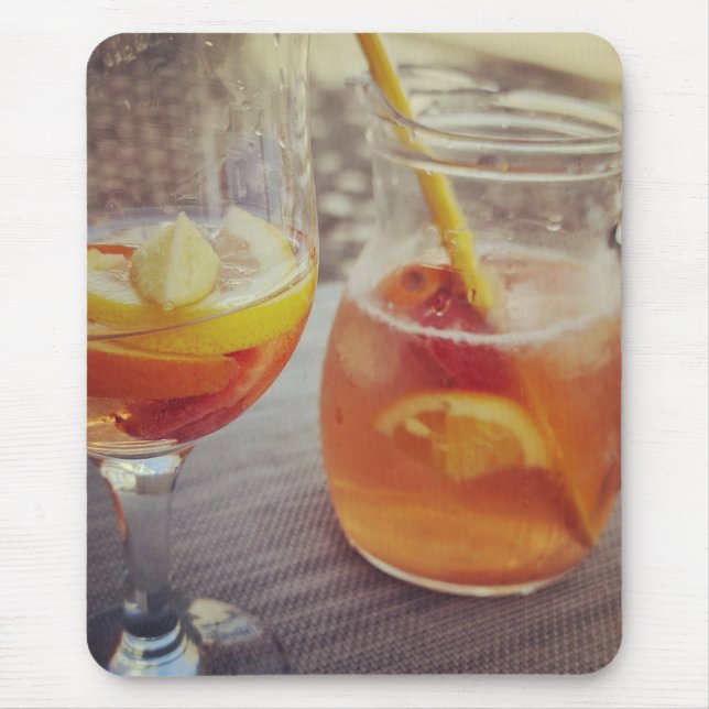 Tapis De Souris Sangria et Soleil (Devant)