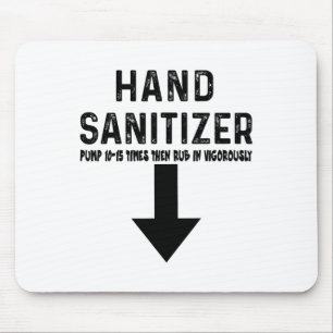 Tapis De Souris Sanitaire à main Humour