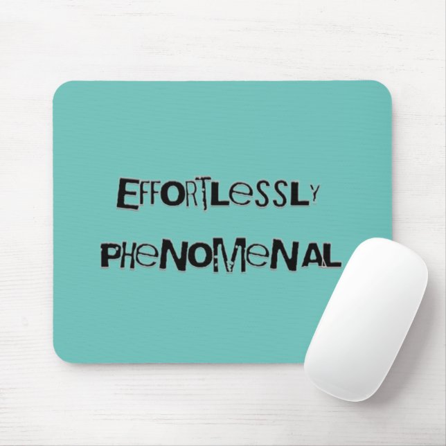Tapis De Souris Sans effort Phénomène Mousepad (Avec souris)