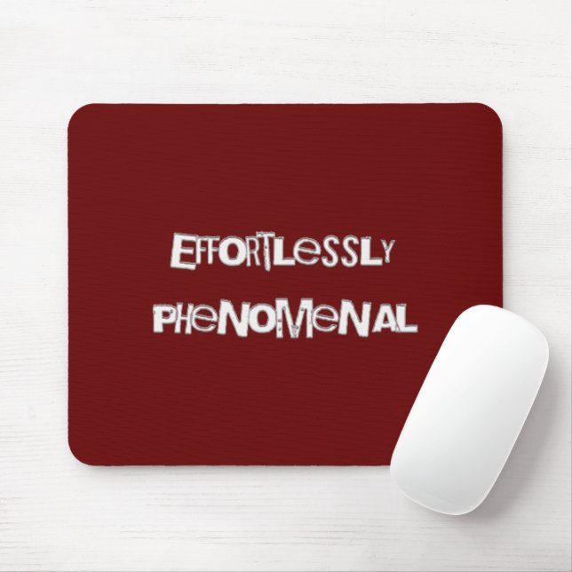 Tapis De Souris Sans effort Phénomène Mousepad (Avec souris)