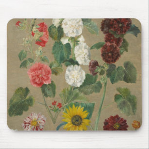 Tapis De Souris Sans titre (fleurs) (huile à bord)
