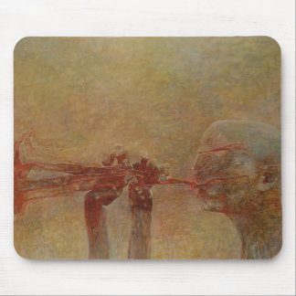 Tapis De Souris Sans titre (Le trompette) par Zdzislaw Beksinski