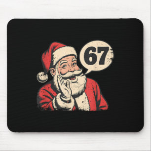 Tapis De Souris Santa 67 Noël Six Sept Mème 