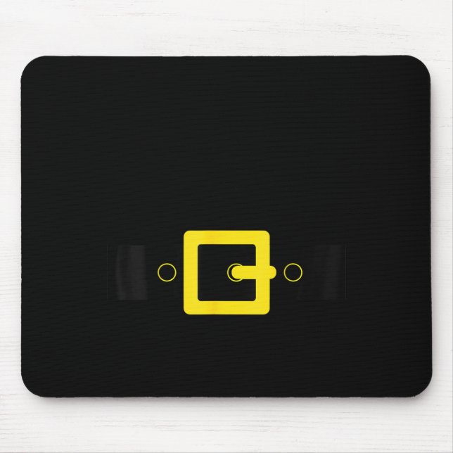 Tapis De Souris Santa Belt Suit Funny Cute Halloween Christmas Cos (Devant)