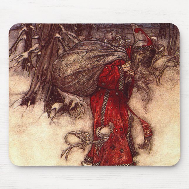 Tapis De Souris Santa Claus Arthur Rackham (Devant)