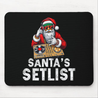 Tapis De Souris Santa Dj Musicien Liste de morceaux de Santa House