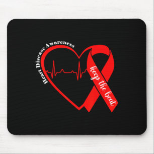 Tapis De Souris Santé cardiaque Maladie cardiaque Sensibilisation 